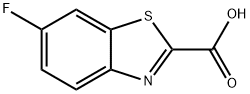 6-氟苯并[D]噻唑-2-羧酸 结构式