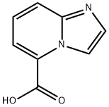 H-咪唑[1,2-A]吡啶-5-羧酸 结构式