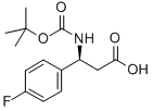 BOC-(S)-3-氨基-3-(4-氟苯基)-丙酸