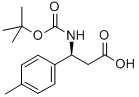 Boc-(S)-4-甲基-beta-苯丙氨酸 结构式