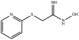 N'-Hydroxy-2-(pyridin-2-ylthio)ethanimidamide 结构式