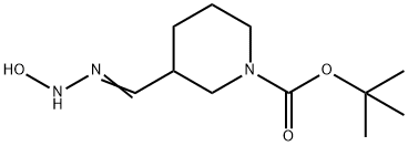 3-[氨基(羟基亚氨基)甲基]-1-哌啶甲酸叔丁酯 结构式