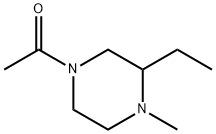 Piperazine, 4-acetyl-2-ethyl-1-methyl- (7CI,8CI) 结构式
