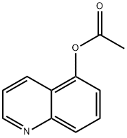 5-Quinolinol,acetate(ester)(9CI) 结构式