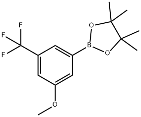 3-三氟甲基-5-甲氧基苯硼酸频哪醇酯 结构式