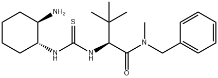 (S)-2-[[(1R,2R)-2-氨基环己基]硫脲基]-N-苄基-N,3,3-三甲基丁酰胺 结构式