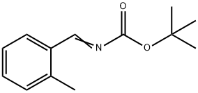TERT-BUTYL N-[(2-METHYLPHENYL)METHYLENE]CARBAMATE 结构式