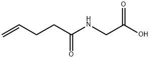 Glycine, N-(1-oxo-4-pentenyl)- (9CI) 结构式