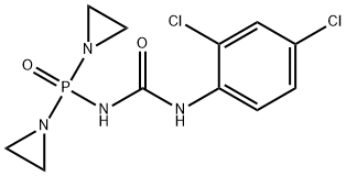 Urea, 1-(bis(1-aziridinyl)phosphinyl)-3-(2,4-dichlorophenyl)- (8CI) 结构式