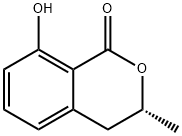 (R)-蜂蜜曲菌素,以及 (S)-蜂蜜曲菌素 结构式