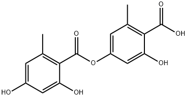 紅粉苔酸 结构式