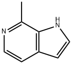 7-甲基-1H-吡咯并[2,3-C]吡啶 结构式