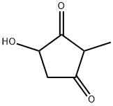 4-Hydroxy-2-methyl-1,3-cyclopentanedione 结构式