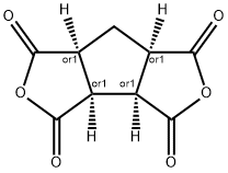 CIS-1,2,3,4-CYCLOPENTANETETRACARBOXYLIC DIANHYDRIDE 结构式