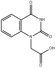 (2,4-二氧代-3,4-二氢喹唑啉-1(2H)-YL)乙酸 结构式