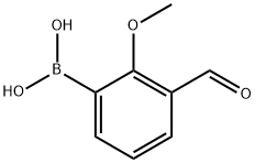 3-醛基-2-甲氧基苯硼酸 结构式