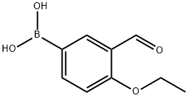 3-甲酰基-4-乙氧基苯基硼酸 结构式