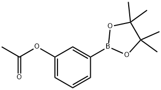 3-乙酰氧基苯硼酸频哪醇酯 结构式