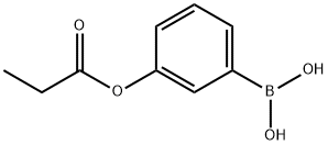 3-PROPIONOXYPHENYLBORONIC ACID 结构式