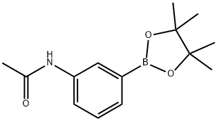 3-乙酰氨基苯硼酸频那醇酯 结构式
