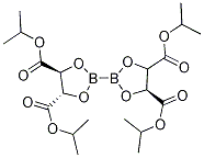 双(二异丙基-D-酒石酸二乙酯)二硼酸酯 结构式