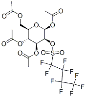 1,3,4,6-四-O-乙酰基-2-O-九氟丁烷基-磺酰基-Β-D-吡喃甘露糖 结构式