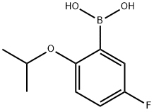 5-氟-2-异丙氧基苯基硼酸 结构式