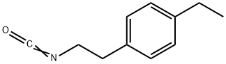 4-乙基苯乙基异氰酸酯 结构式
