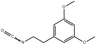3,5-二甲氧基苯乙基异氰酸酯 结构式