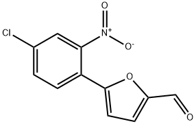 5-(4-氯-2-硝基苯基)糠醛 结构式