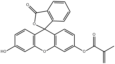 荧光素 O-异丁烯酸酯 结构式