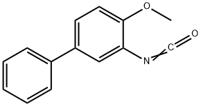 3-异氰酸-4-甲氧基联苯 结构式