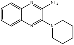 2-(PIPERIDIN-1-YL)-3-AMINOQUINOXALINE 结构式