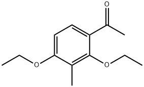 2`,4`-二乙氧基-3`-甲基苯乙酮 结构式