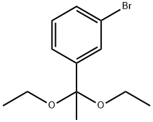 3-溴苯乙酮二乙基缩酮 结构式