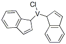 氯代双(茚基)钒(III) 结构式