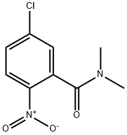 5-CHLORO-N,N-DIMETHYL-2-NITRO-BENZAMIDE 结构式