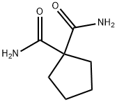 1,1-Cyclopentanedicarboxamide(9CI) 结构式