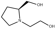 1-Pyrrolidineethanol,2-(hydroxymethyl)-,(2S)-(9CI) 结构式