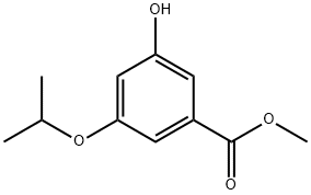 甲基 3-羟基-5-异丙氧基苯甲酸 结构式