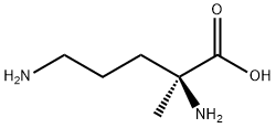 Ornithine, 2-methyl- (9CI) 结构式