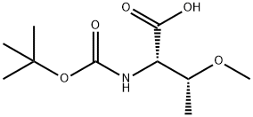 BOC-O-甲基L-苏氨酸 结构式