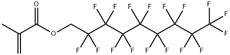 2,2,3,3,4,4,5,5,6,6,7,7,8,8,9,9,9-heptadecafluorononyl methacrylate 结构式