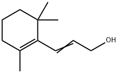 3-(2,6,6-Trimethyl-1-cyclohexene-1-yl)allyl alcohol 结构式