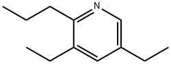 3,5-二乙基-2-正丙基吡啶 结构式