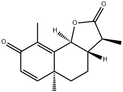 驱蛔素 结构式