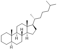 5α-胆甾烷 结构式