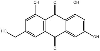 Ω-羟基大黄素 结构式