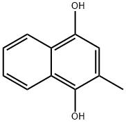 1,4-二乙酰氧基-2-甲基萘 结构式