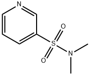 N,N-二甲基砒啶-3-磺酰胺 结构式